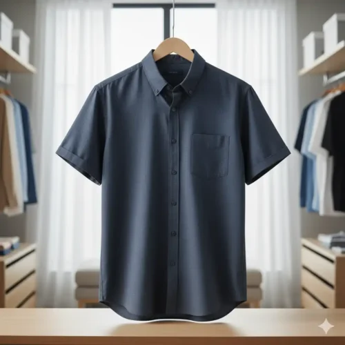 Camisa de hombre manga corta